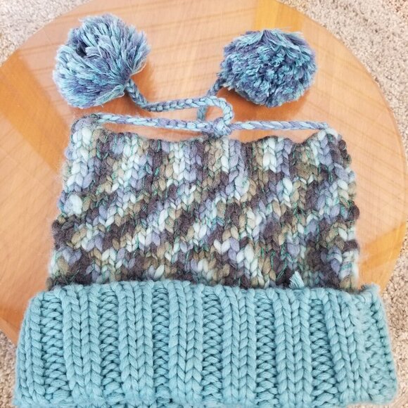 Vintage Gap Wool Blend Hat Knit Toque Y2K Square Chunky Size M/L With Tags - Picture 1 of 10